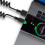 Καλώδιο τροφοδοσίας USB σε Type C USB σε USB C με ελατήριο και παροχή ισχύος 66W, 4