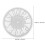 2Pcs Durable Non-Stick Silicone Clock Mold for DIY Epoxy Crafting 10