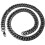 Κολιέ με αλυσίδα Curb Cuban Link από ανοξείδωτο ατσάλι 316L, επιχρυσωμένο σε μαύρο χρώμα, 6