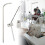 Adjustable Thread Spool Holder Metal Easy to Use Durable Telescopic Thread Stand 7