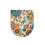 Vaskbart stretchstoff med sommerfugl-mandala-motiv 6