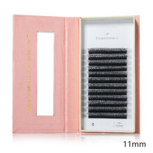 (Black, 11mm) Curl False Eyelashes With Glue Easy to Fit Eye Shape Fake Eyelashes Suitable for Parties,Parties, Birthdays and Other Pl
