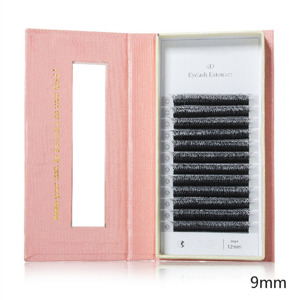 Roc-Electron (Black, 9Mm) Easy-Fit Curl False Eyelashes With Glue For Parties