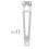 2Pcs Lightweight Stainless Steel Flashlight Belt Clips Portable Clips 2