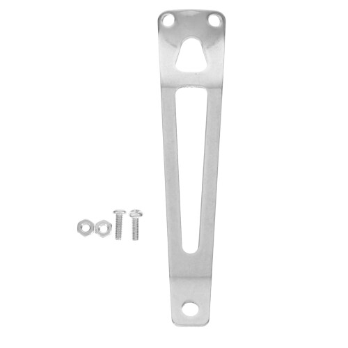 2Pcs Lightweight Stainless Steel Flashlight Belt Clips Portable Clips 1