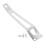 2Pcs Lightweight Stainless Steel Flashlight Belt Clips Portable Clips 3
