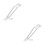 2Pcs Lightweight Stainless Steel Flashlight Belt Clips Portable Clips 7
