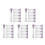 50Pcs Double-End Silicone Mask Applicator Brush Multi-Color Reusable 11