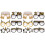 12Pcs 2024 New Year Glasses Decorative Frames for Parties 4