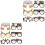 12Pcs 2024 New Year Glasses Decorative Frames for Parties 5