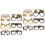 12Pcs 2024 New Year Glasses Decorative Frames for Parties 6