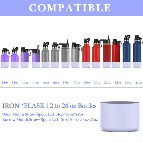 Μπουκάλι σιλικόνης για IRONFLASK12–24oz 2-Pack ομίχλης 2