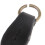 2x Leaf Leather Zip Puller zipper tag pulls Replacement Fastener Slider for Bags Black 7