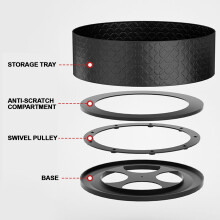 Kitchen Countertop Seasoning Rack Adjustable Height Design Space Saving Rack Suitable for Oil Salt Sauce Seasoning Bottl