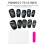 (M) 3D Dark Women\'s Fake Nails, Squoval Design 1