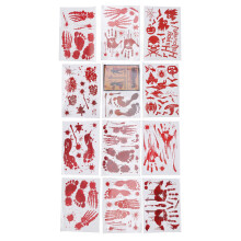 Doppelseitiges Design, vielseitige Halloween-Dekoration, dicke Gel-Fensteraufkleber, Halloween-Fensteraufkleber, kein Kleber erforderlich,