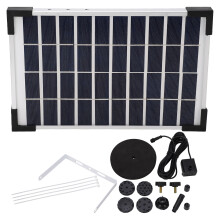 Bomba de ar solar borbulhadora para aquário, tanque, aquicultura hidropônica, ângulo ajustável do painel solar, operação silenciosa, altura de