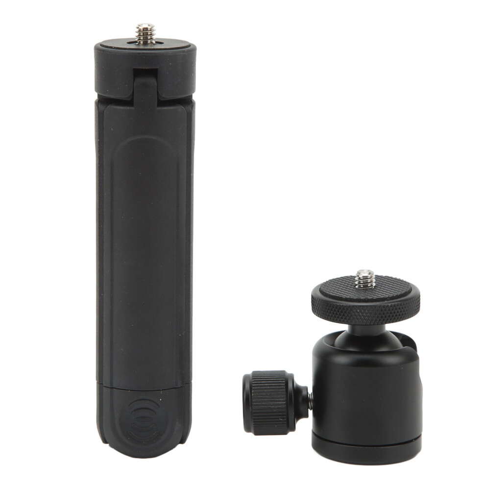 Non Skid Rubber Feet Metal Mini Tripod Compact Tripod With Cold Shoe Stable And Durable Design360degree Rotation Ball Head Foldable And Portable 9551475291314