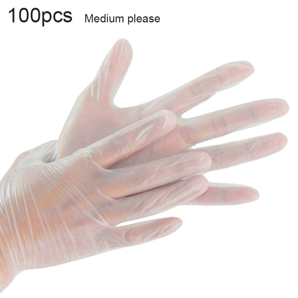 Disposable Vinyl Gloves Pack Powder Free Latex Free Disposable Gloves Tear Resistant Ambidextrous Hygienic Protection Gloves For Food Handling
