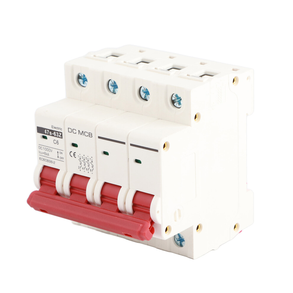 Thermal Magnetic Trip Solar Disconnect Switch Ac Dc Circuit Breaker Short Circuit Protection Overload Protection Din Rail Mount Flame Retardant 9180479389866