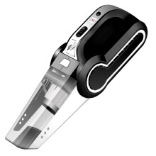 Aspirapolvere portatile senza fili per liquidi e solidi, potente aspirazione, ricaricabile, portatile, per auto, con luce LED, tecnologia di ricarica