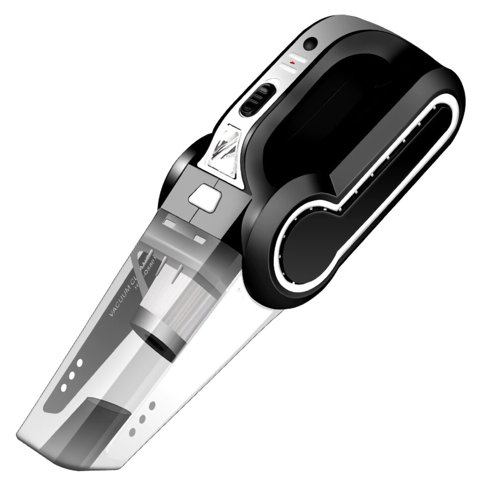 Cordless Handheld Vacuum Strong Suction Rechargeable Portable Wet Dry Car Vacuum Cleaner With Led Low Noise Operation For Home Office Fast Light 9370362889386