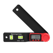 Digitaler Winkelmesser mit 7-Zoll-LCD-Display, 7-Zoll-LCD-Anzeige, Arretierfunktion, Wasserwaage und metrischer/Zoll-Anzeige für Werkstattmessungen