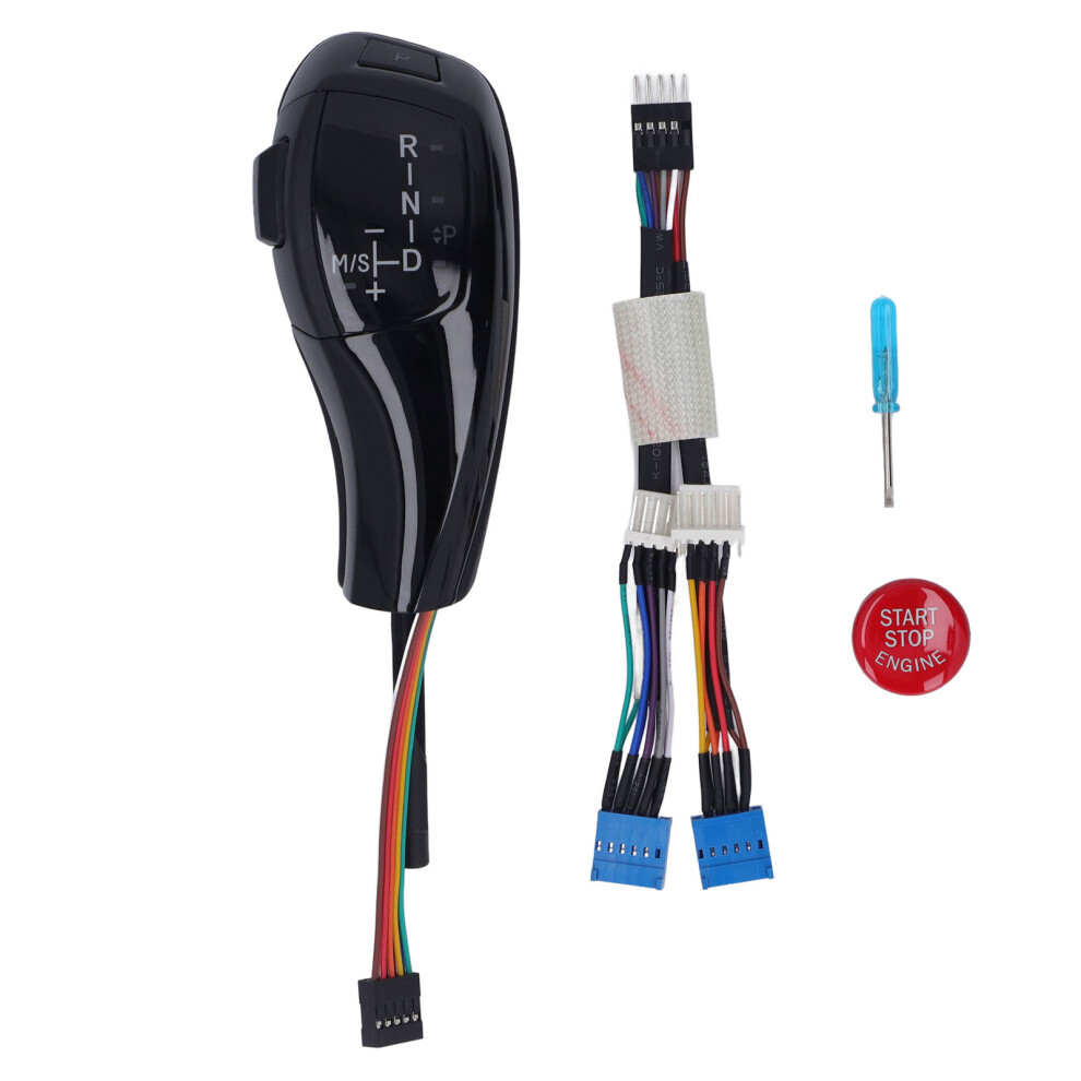Fashionable Design Car Gear Shift Knob Led Gear Position Indicator Comfortable Grip Ergonomically Designed Soft Leather Wrapped Retrofit Kit Lhd 9370362884251