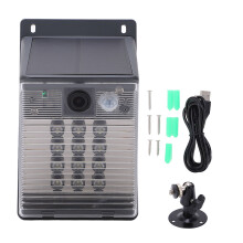 Adjustable Wall Mount Security Camera With Motion Sensor Alarm And Solar Powered Design, Wireless Outdoor Functionality Ensured