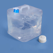 Carafe de stockage d'eau pliable avec robinet, récipient pliable portable, de qualité alimentaire, sans BPA, étanche, pour le camping, la