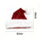 Lot de 4 bonnets de Noël rouges tricotés 2