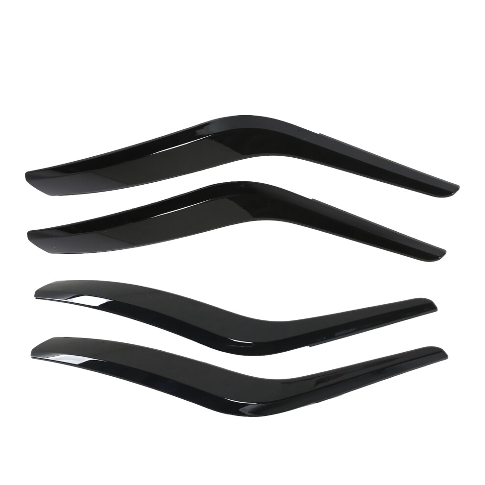 Interior Car Door Handle Trim Cover Piano Finish Sophisticated Workmanship Enhance Interior Appearance Compatible With Bmw X1e84 2010-2016 Black 9049227862641