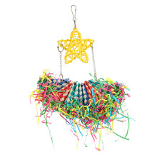 Bird Cage Accessories For Parrot Enthusiasts, Vibrant Chewing Shredding Foraging Toys, Safe And Durable With Edible Coloring, Easy Install Hook