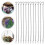 20Pcs Durable Black Metal Hanging Chains for Birdcages Planters 4