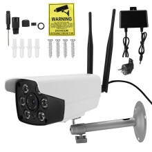 Wireless Outdoor Security Camera With Solar Support Night Vision PIR Detection Two-Way Audio Waterproof Motion Sensor For Remote Surveillance