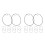 20Pcs Durable Black Metal Hanging Chains for Birdcages Planters 10