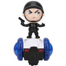 Robot rechargeable pour enfants avec musique, danse et lumières LED. Fonction de conduite universelle. Piles non incluses. Cadeau amusant et farceur