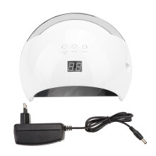 Adjustable Timers UV LED Nail Lamp Smart Infrared Sensor, Quick Drying Nail Dryer with Dual Light Source for Gel Polish