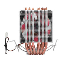 Cooler CPU eficient cu design de conductă de căldură în formă de U, eficiență ridicată, consum redus de energie, sistem cu două ventilatoare