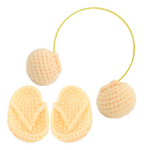 Adorable Crochet Companion Beginner Friendly Kit Cute Chirpy Chick Thicker Cotton Yarn Crochet Learning Kit for Adults Kids