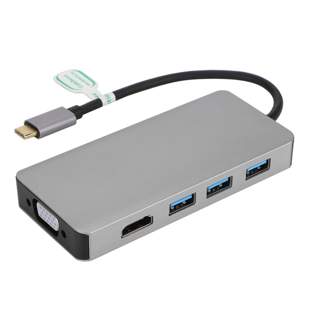 Dual Monitor Usb C Docking Station With Fast Data Transfer And Sd Tf Card Reader, 4K Hdmi Multiport Adapter Compatible With Macbook And Huawei Laptops 9049227865666