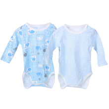 Niedliches Kimono-Body-Set für Babys, praktischer seitlicher Druckknopfverschluss, pflanzengefärbtes Design für einfaches An- und Ausziehen und