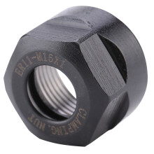 Precision Ground ER11A Type Collet Clamping Nut For CNC Lathe Chuck Holder, Strong Clamping Force Hex Nut With0.015mm Run Out Accuracy