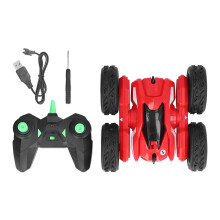 Coche teledirigido con función acrobática, faros LED, tracción 4x4 todoterreno, control remoto, juguete para niños, frecuencia de 2,4 GHz,