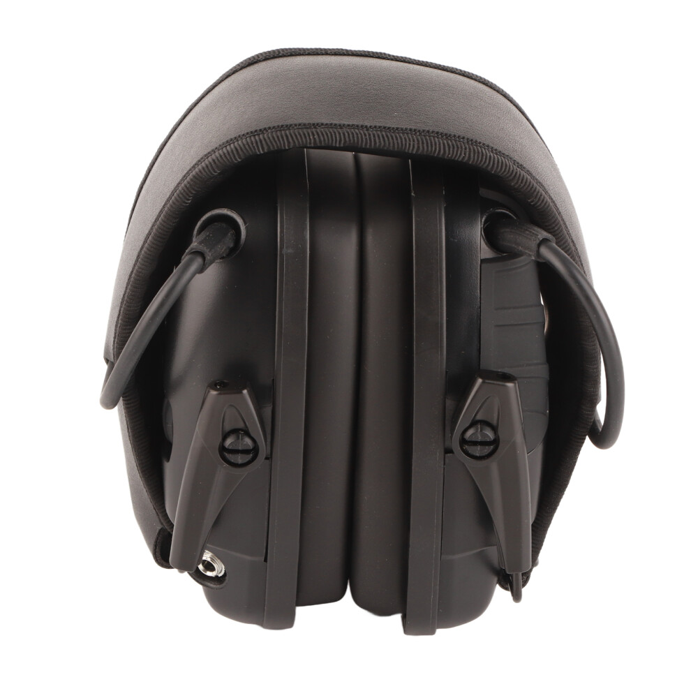 Sound Amplification Hearing Protection With Adjustable Earmuffs Dual Microphones Folding Design And Low Profile For Hunting Shooting Range 9338982329231
