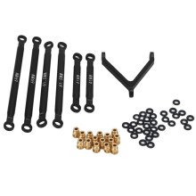 Bielete de suspensie de performanță îmbunătățite pentru mașinile crawler Axial SCX24RC, construcție durabilă din aluminiu și aspect realist