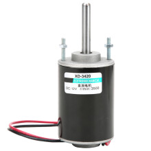 DIY Generator Motor12V24V High Torque Permanent Magnet DC Motor Mini Motor With Ball Bearings Oil Seal Low Noise High Speed7000RPM Pure Copper