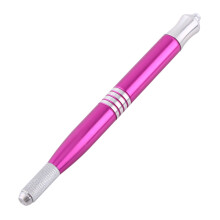 Safe and Convenient Microblading Pen with Lock Pin Device Disposable Manual Eyebrow Tattoo Tool Fine Hair Strokes and Ombre Brows Application