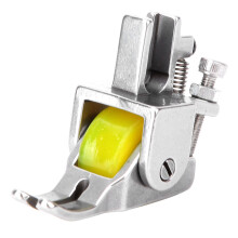 Industrial Sewing Machine Presser Foot Adjustable Rubber Roller For Thick Materials High Performance With Seamless Compatibility On Flat And Computer