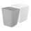 Minkissy 2-Pack Gray Wall Hanging Storage Boxes for Kitchen and Household, PP Plastic Organizer 1